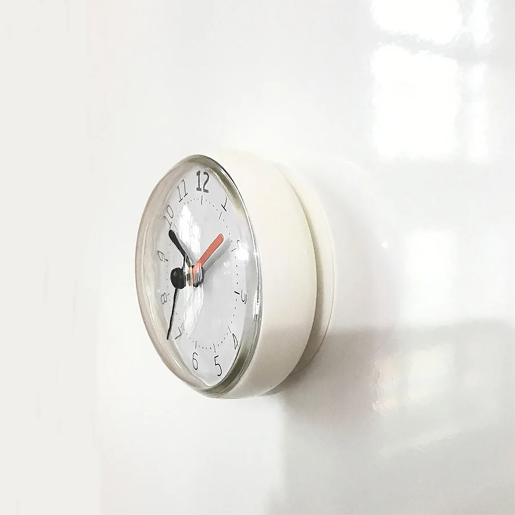 

Bathroom Clock Suction Wall Mini Japanese and Korean Anti-fog Decorative Waterproof