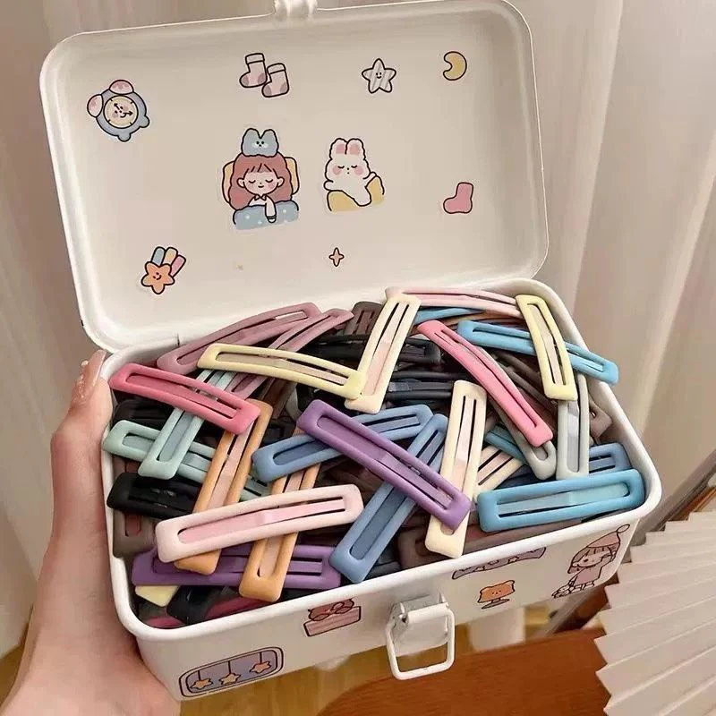 6 шт. модные практичные универсальные заколки Morandi Color BB для волос, боковые Заколки для женщин и девочек, аксессуары для волос