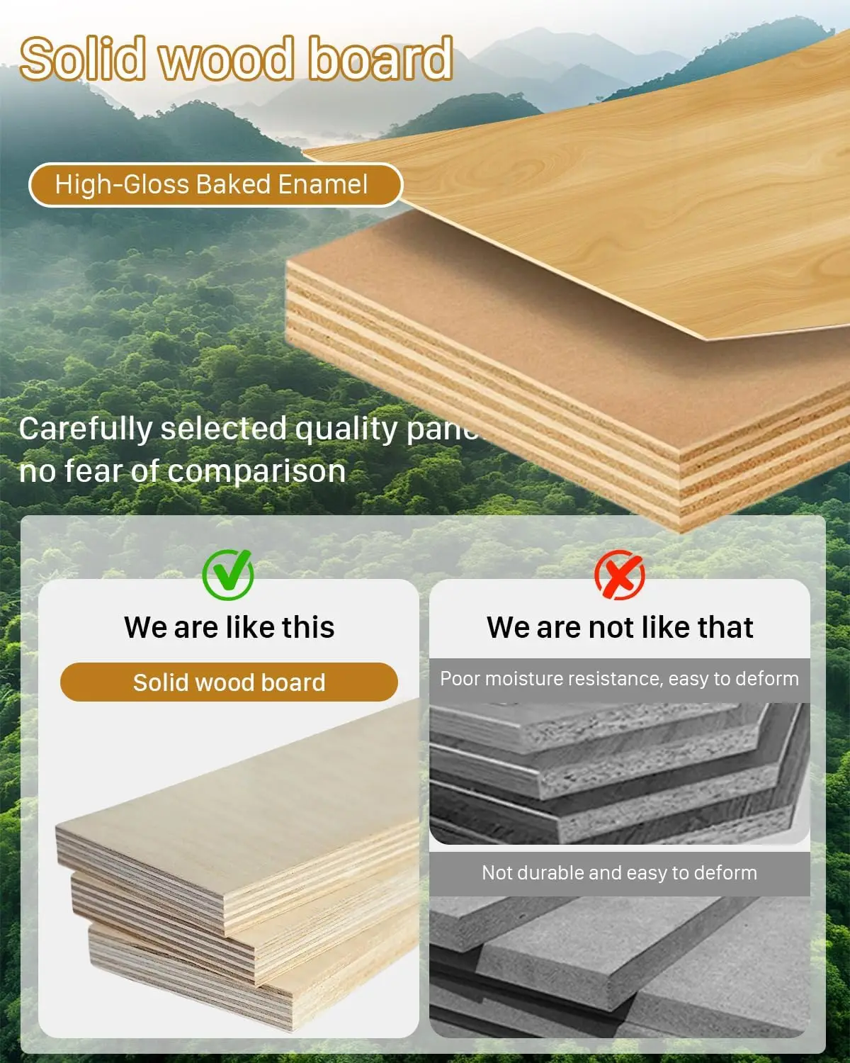 Modern Reception Desk, Solid Wood Reception Desk with CounterCheck Out Stand with Lockable Drawer, Retail Checkout Counter