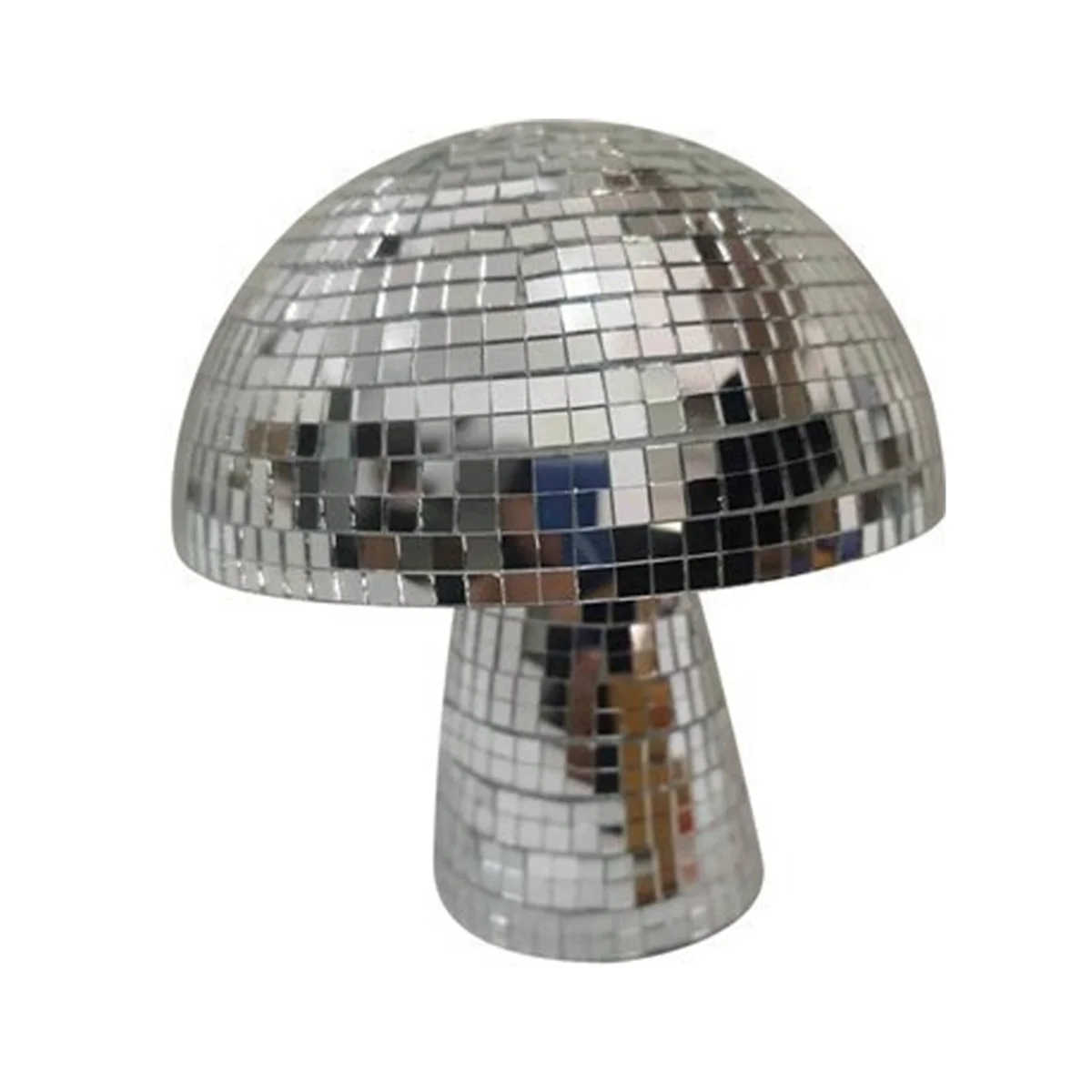 6in Mushroom Shape Disco Mirror Ball Bedroom Decoration Aesthetic Retro Reflective Sparkle Mushroom Party Home Decor