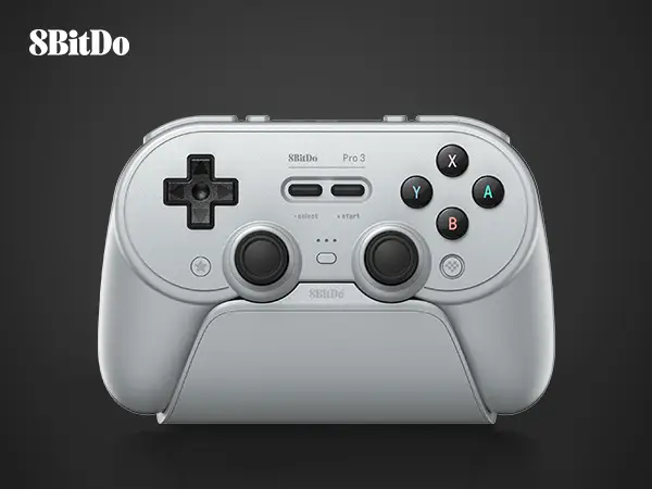 وحدة تحكم بلوتوث 8BitDo Pro 3 لسويتش 1/2 ويندوز، أبل، SteamOS مع عصي تحكم TMR، زناد قابل للتبديل، وأزرار قابلة للتبديل - 2