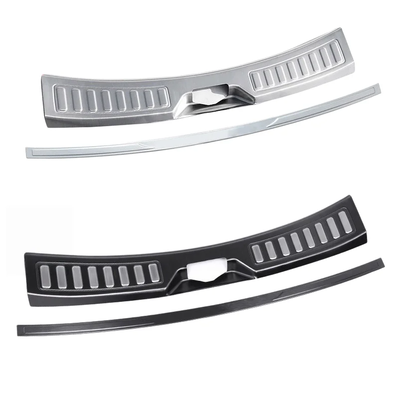 Protection de pare-chocs arrière intérieur, plaque décorative de coffre extérieur et accessoires intérieurs pour Land Rover Discovery Sport