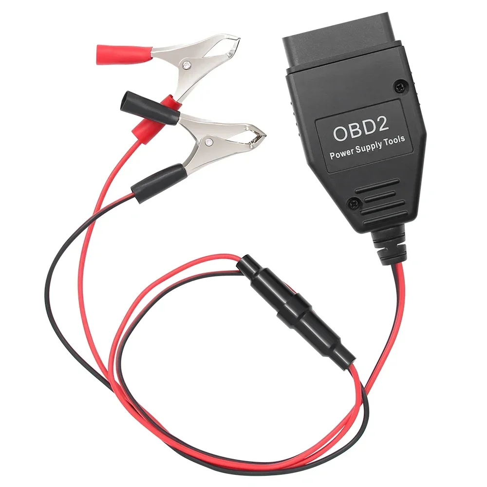 OBD2 16Pin Automotive Battery Replacement Tool Car Computer ECU Memory Saver Data Protection Auto Emergency Power Supply Cable