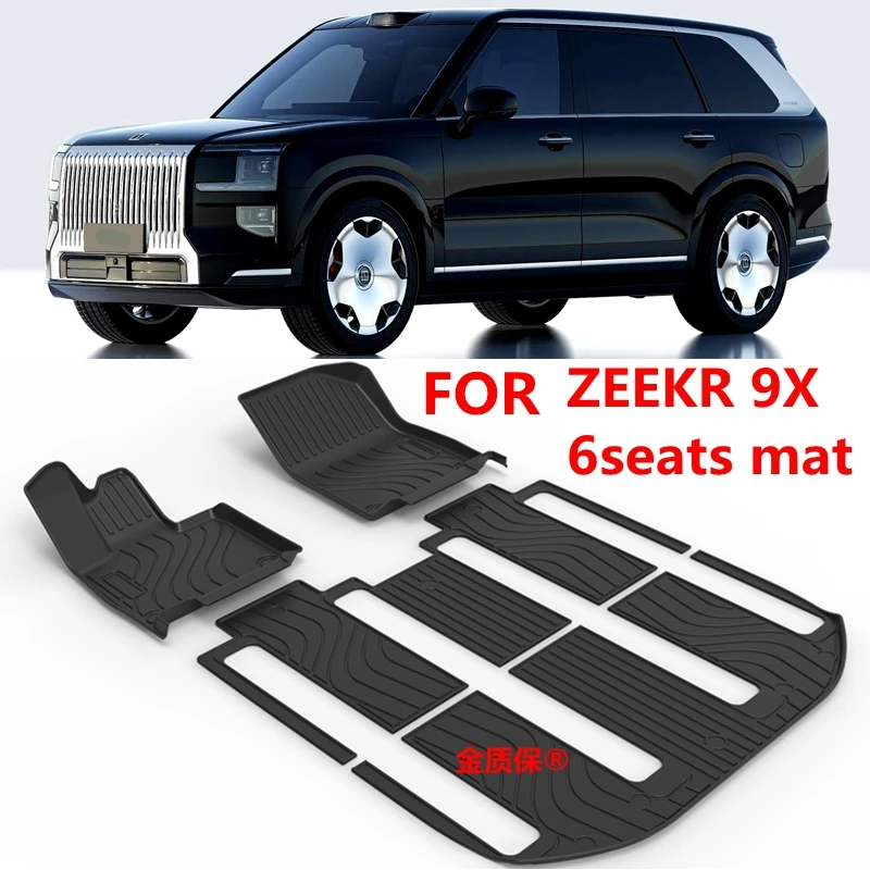 Use for ZEEKR 9X Car Carpet ZEEKR 9X AllWeather Floor Mat ZEEKR 9X Trunk Mat Full Set Trim to ZEEKR 9X Waterproof Floor Mat 9X