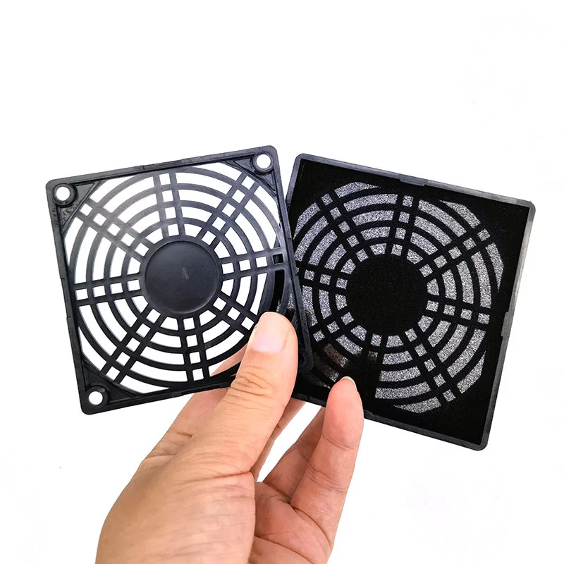 40mm 50mm 60mm 80mm 90mm 120mm ABS 팬 먼지 필터 가드 그릴 보호대 방진 커버 PC 컴퓨터 팬 필터 청소 케이스 L