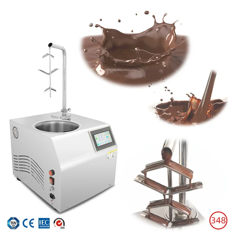 220V Automatic Chocolate Machinery Small Chocolate Tempering Machine for Sale Chocolate Dispenser