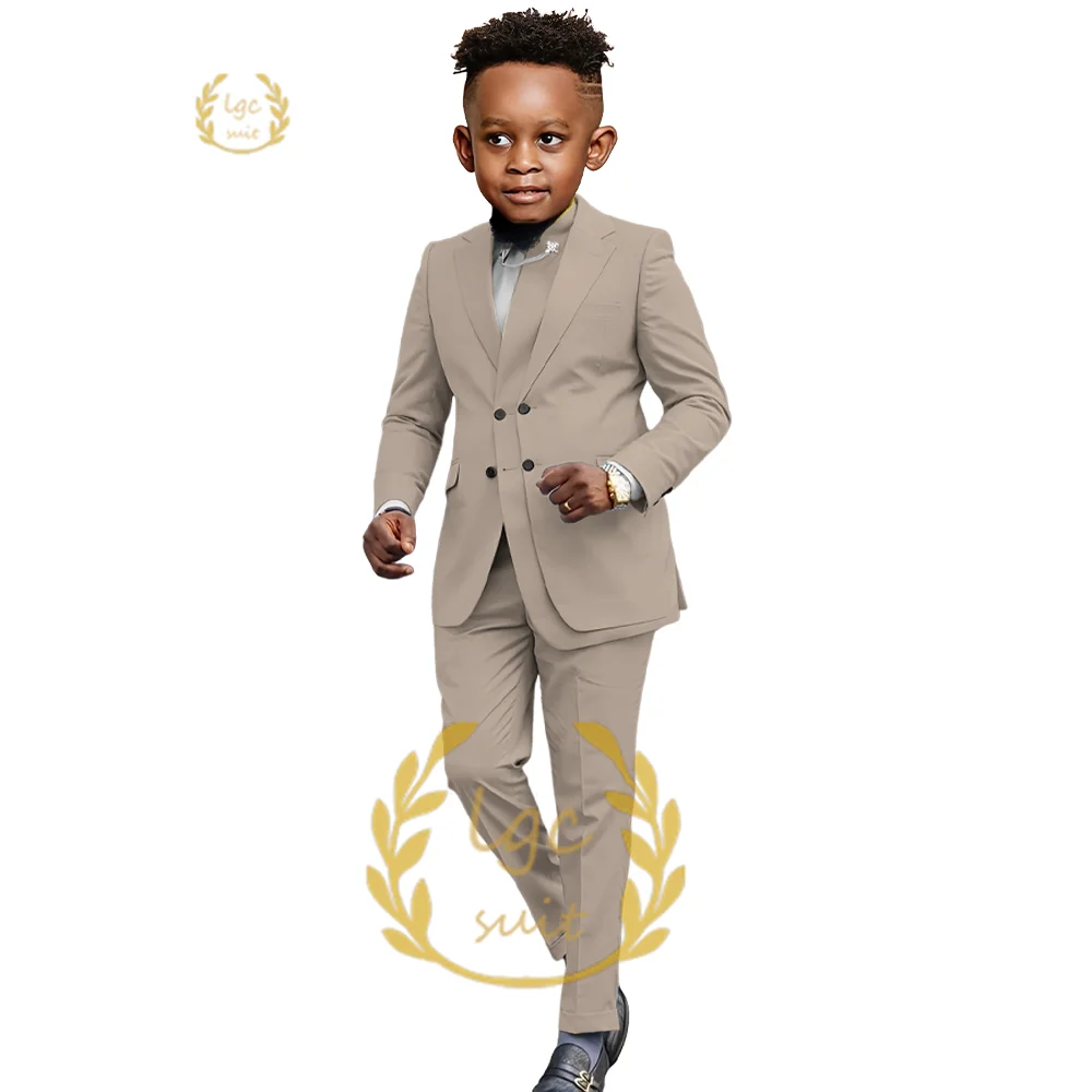 Boys suit 2 piece set (jacket and trousers) 3~16 years old fashionable jacket design custom wedding party dress tuxedo suit