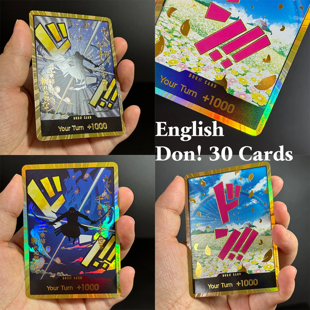 

30PCS/set OPCG TCG GOLD DON!! English Trading Card The Best Sheet PRB-01 SUPER Parallel Sheet Refraction NM Flash Hot stamping