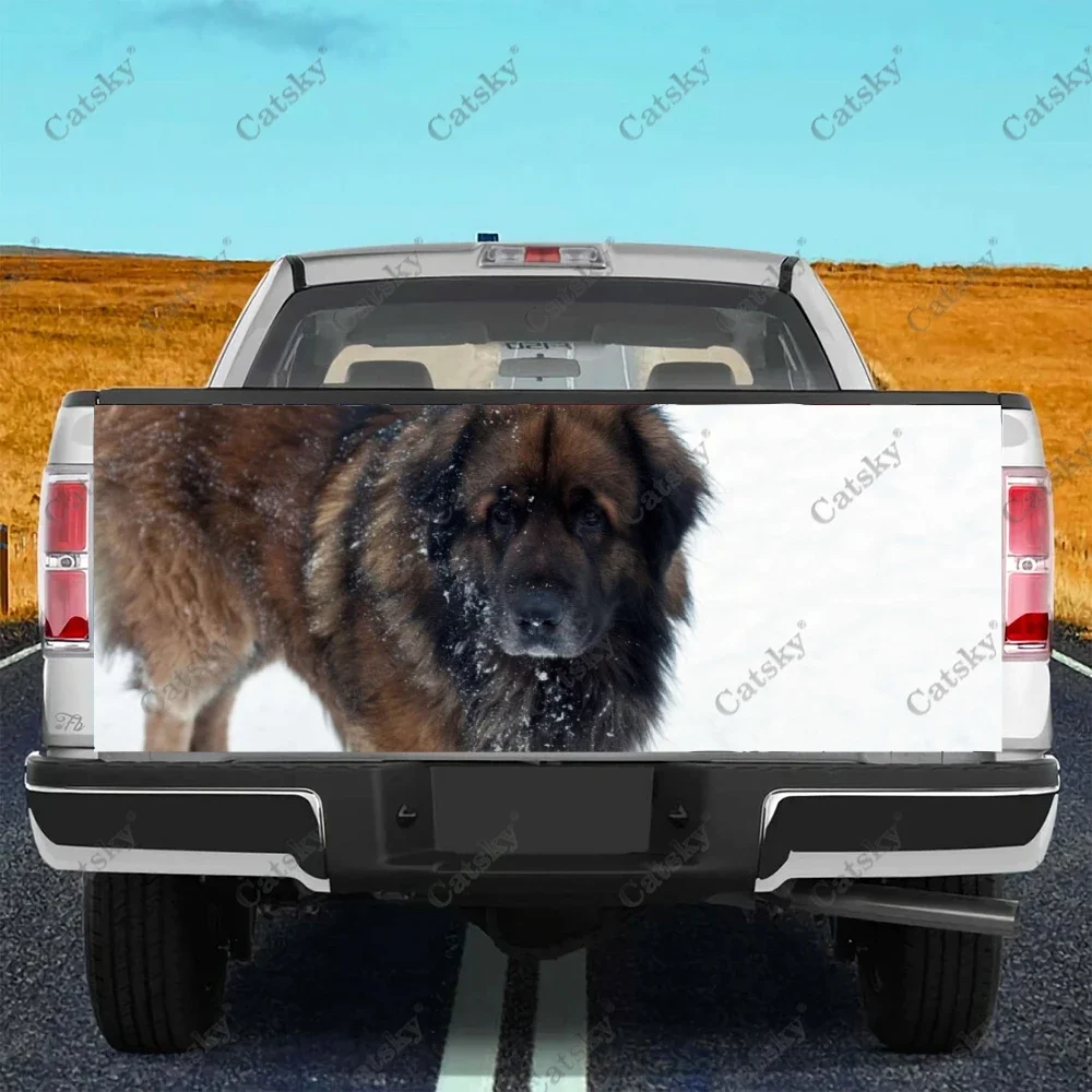 Leonberger Dog Car sticker truck rear tail modification custom suitable for SUV truck pain car packaging accessories decals