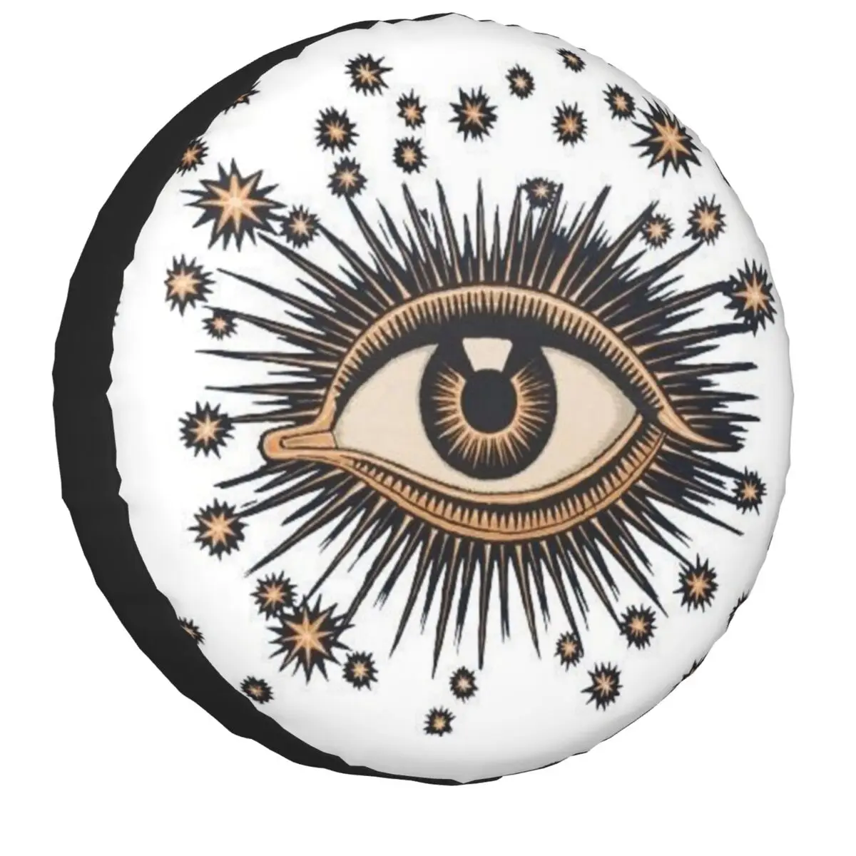 Turkish Evil Eye Spare Wheel Tire Cover Case for Suzuki Mitsubish Nazar Amulet Pattern Boho Vehicle Accessories 14