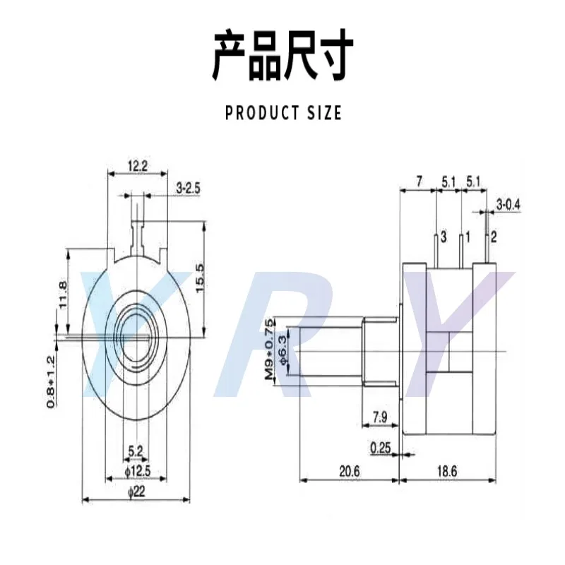 ポテンショメータ3590s-2-103l 103 102 104 s 10k 1k 503 k 50k,高精度マルチターン,10リング,調整可能な抵抗器,精度3