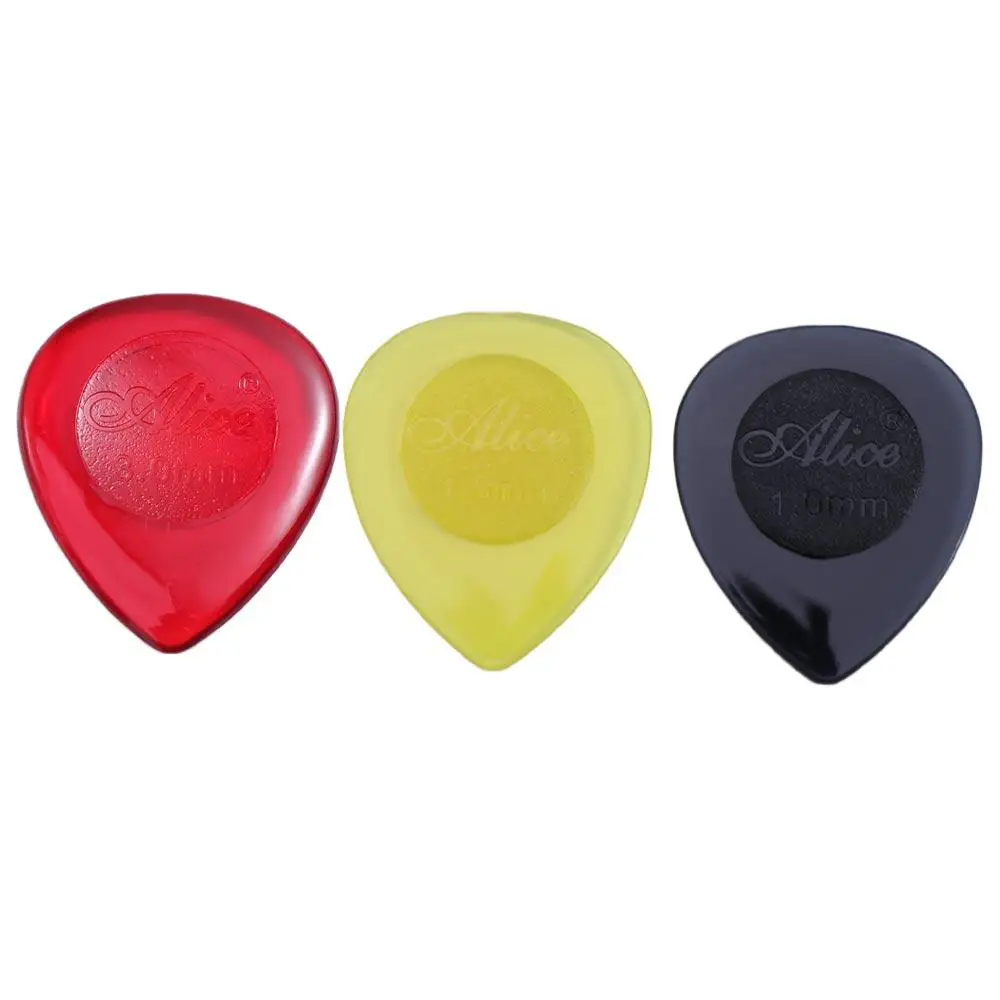 10pcs Random Color Guitar Picks ABS Celluloid Acoustic Guitar Picks Mixed Plectrums Droplet Shaped Guitar Pick Guitar Play