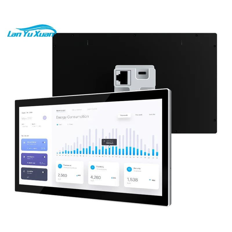 Portworld Heiman Smart Switch Smart Magnetic WIFI Gas Sensors Voice Control IPS for Home Garage Hotel Car Smart Home Appliances