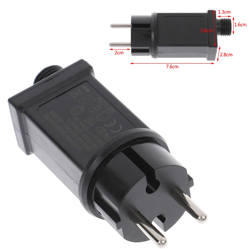 LED Driver IP44 Power Adapter 12V 6W Always Bright/Flashing Drive Power For String Lights LED Lights