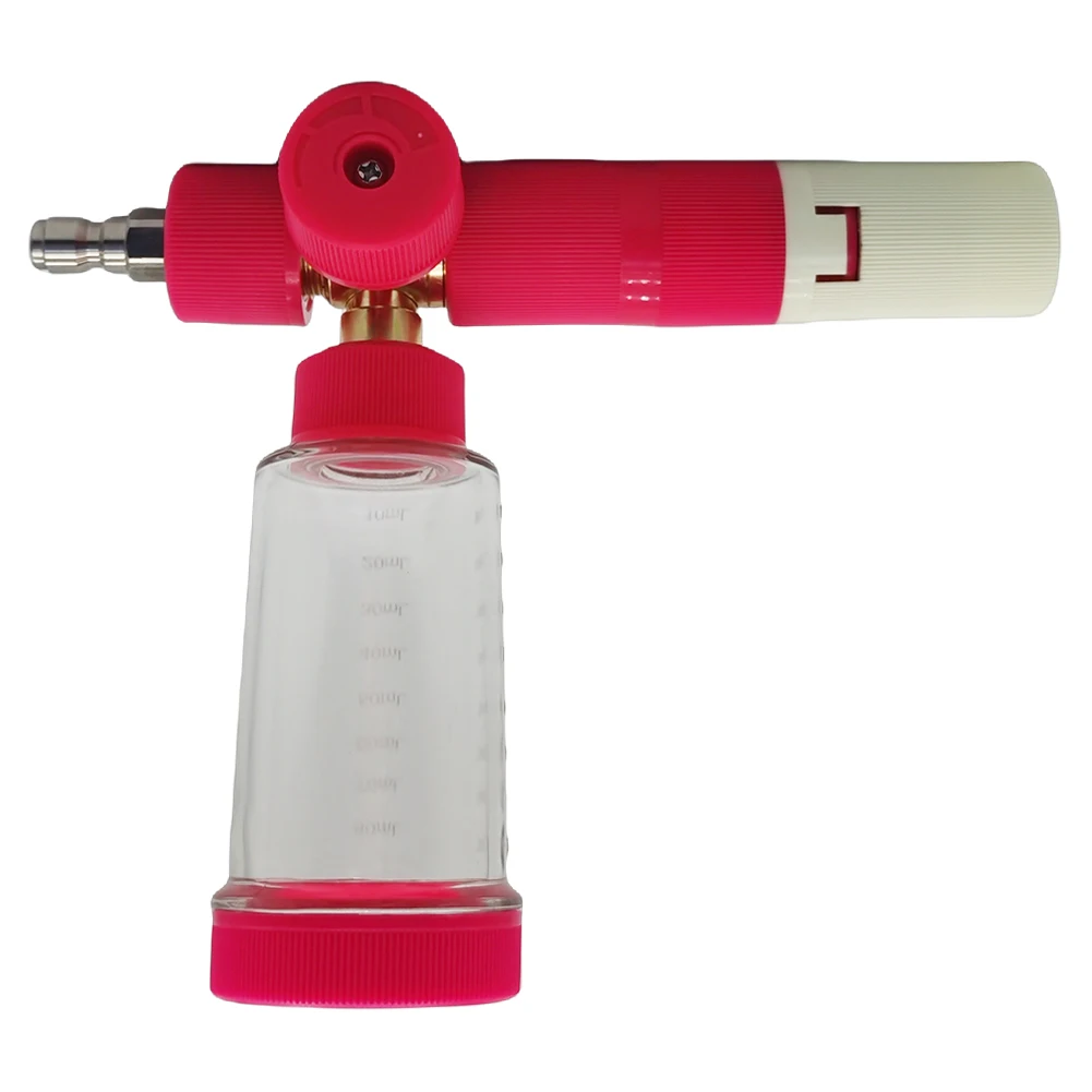 100ml Pressure Washer Gun with 1/4 Inch Quick Connector Car Wash Foam Sprayer Adjustable Foam Spray Pot for Car Wash