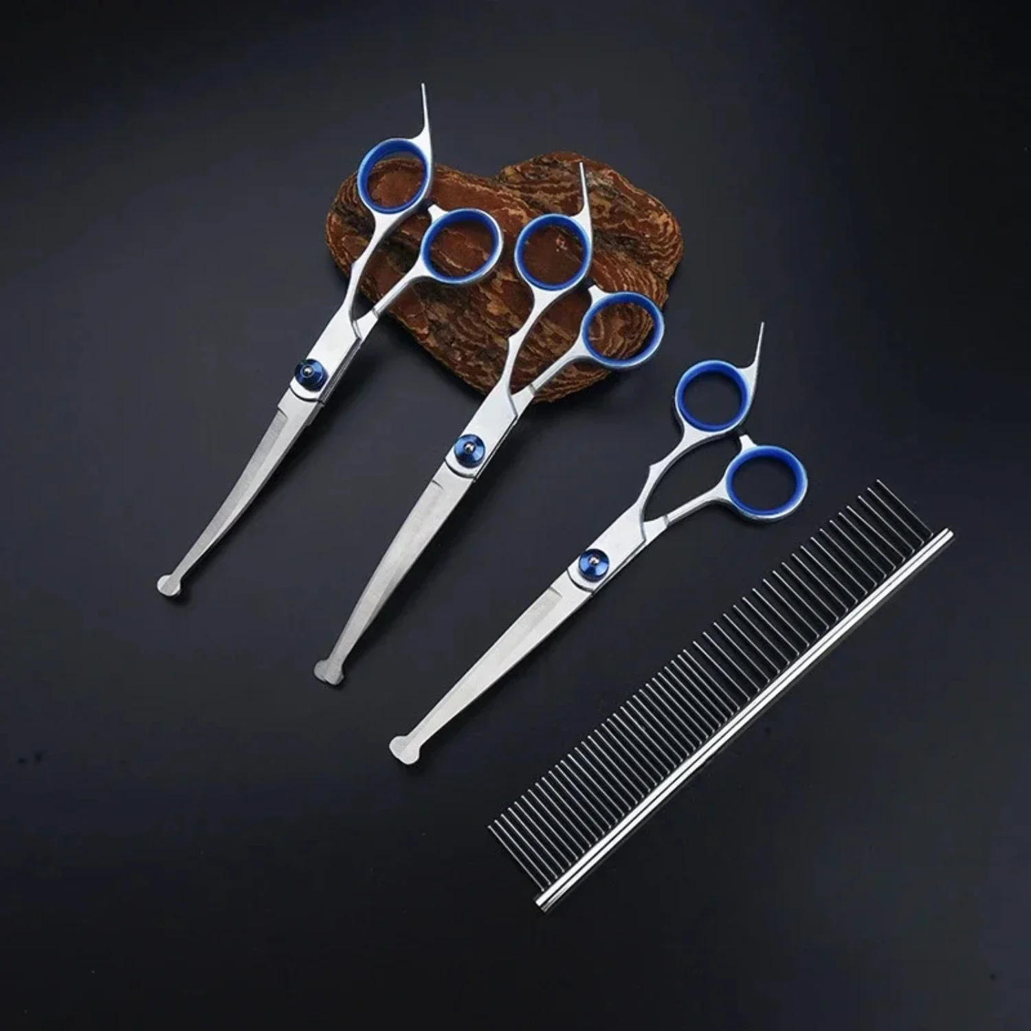 High-Quality Premium Professional Grade Pet Grooming Scissors - Ergonomically Designed for Precise Trimming and Styling - Top-Qu