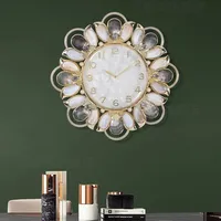 Restaurant Nordic Wall Clocks Art Mural Led Modern Aesthetic Interior Wall Watch Luxury Horloge Murale Living Room Decoration