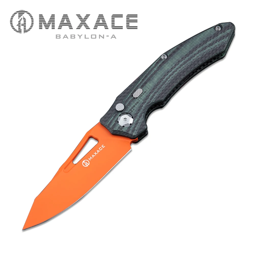 Maxace Babylon-A   Folding knife pocket knife camping portable outdoor fruit knife Survival Self-defense Collection And Gift