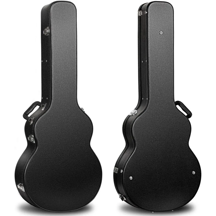 حافظات الجيتار هيكل صلب للقيثارات الصوتية 42 بوصة حافظة صلبة للجيتار الصوتي مع مفتاح مضاد للصدمات جيتار سفر مقاوم للماء