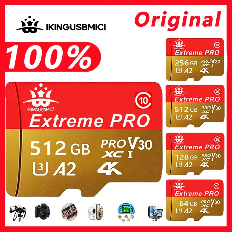 Elite Memory Card 32GB 256GB 512GB Micro TF SD Card SD Cards TF Cards U3 for Body Camera/Smart TV/Mobile/MP3 Player/Recorder
