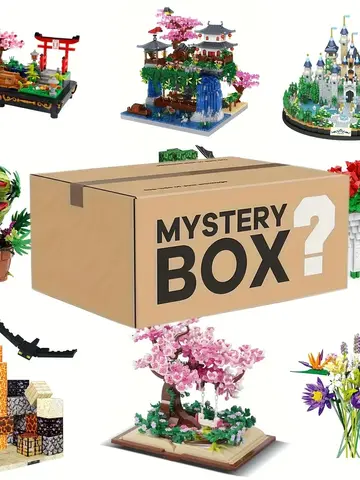 Mysterious Box - Surprise Yourself with unique random items | High-quality black packaging | Perfect Gift for 2025
