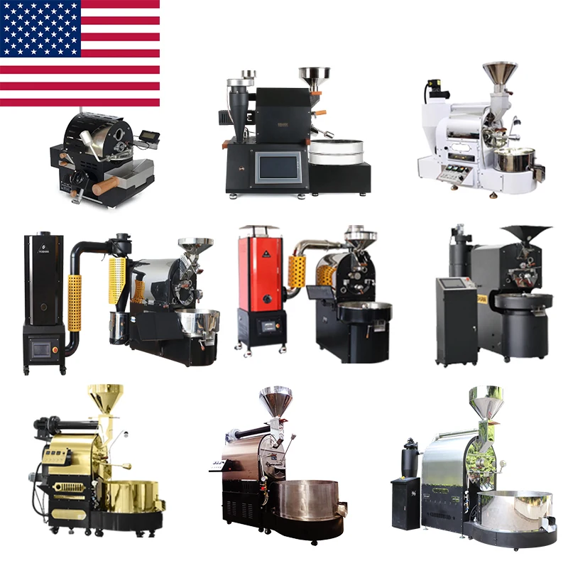 Yoshan бытовой фотоэлектрический газовый горячий воздух 2 кг 1 кг 500 г, кофейный барабан для свежего кофе, жаровня для коммерческого использования