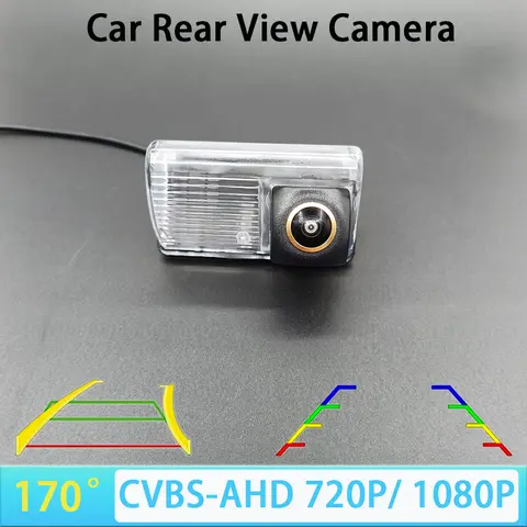 170 Degree AHD 1080P CVBS Car Rear View Camera for Toyota Corolla Pronard Probox Succeed Avensis Vios Track/Ruler 720P NTSC PAL