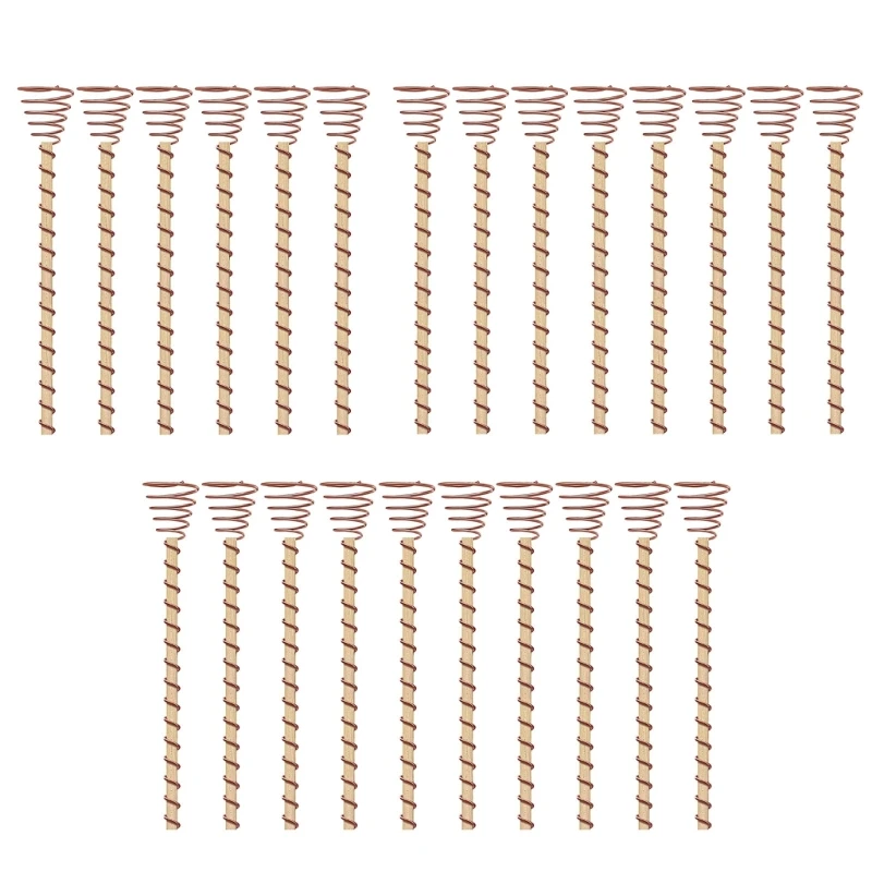 

6/8/10Pcs Electroculture Plant Stakes 11.8'' Coppers Coils Antennas Garden Stakes