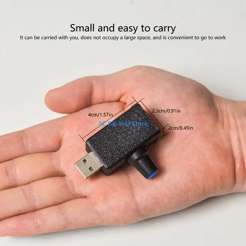 G8TA USBファンスピードガバナー5Vラップトップ用アルミニウム冷却アクセサリー