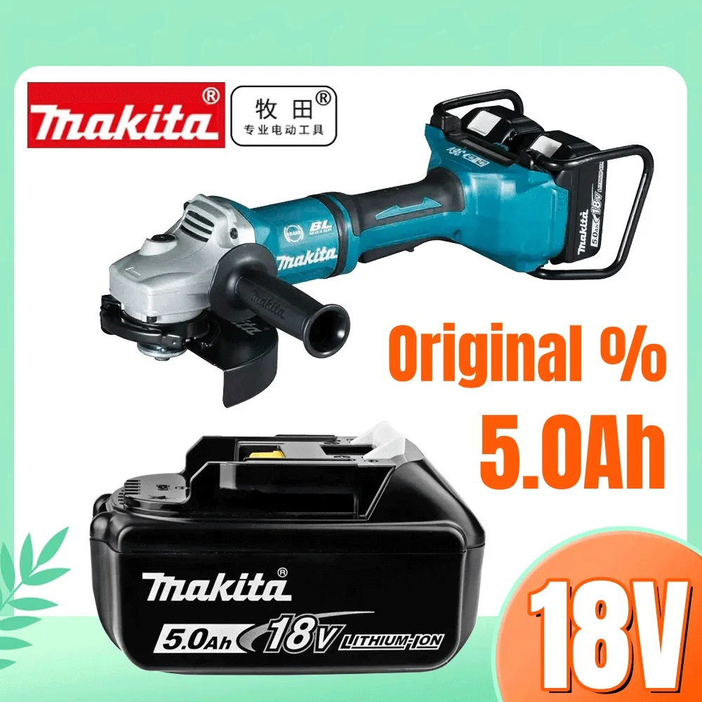 

5Ah 100% Original/Genuine Makita 18V Battery,For Makita BL1830B BL1850B BL1850 BL1840 BL1860 BL1815 Replacement Lithium Battery