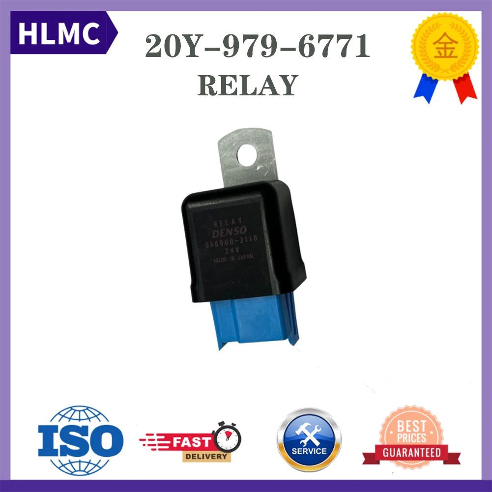 20Y-979-6771 056800-3060 056800-2110 Air Conditioning Relay Operator Cab Parts For PC200-7 PC300-8 PC400-8