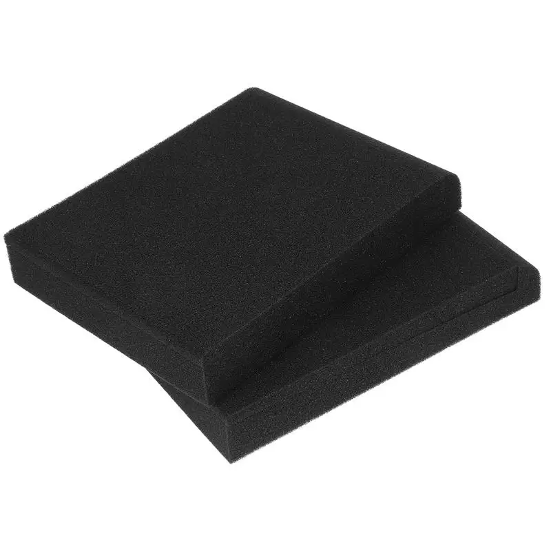 

2pcs Durable Speaker Separation Pad Useful Foams Cushion Musical Equipment Mat Sound Insulation Materials For Recording