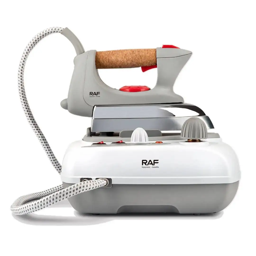 Retro Style Electric Steam Iron EU Plug Aluminum Soleplate for Home Use Hotel Clothes Steaming Station Engine Motor Retail