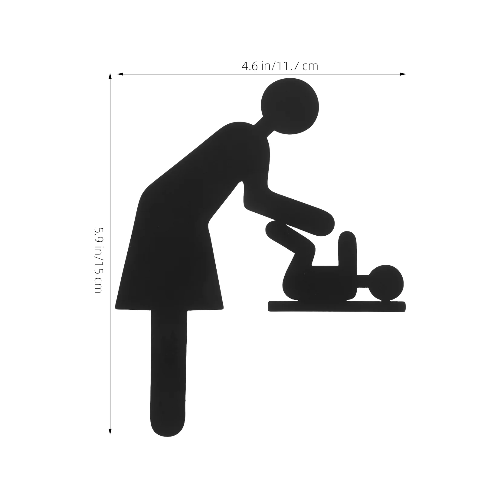 Changing Sign Bathroom Washroom Restroom Identification Baby Area Indicator