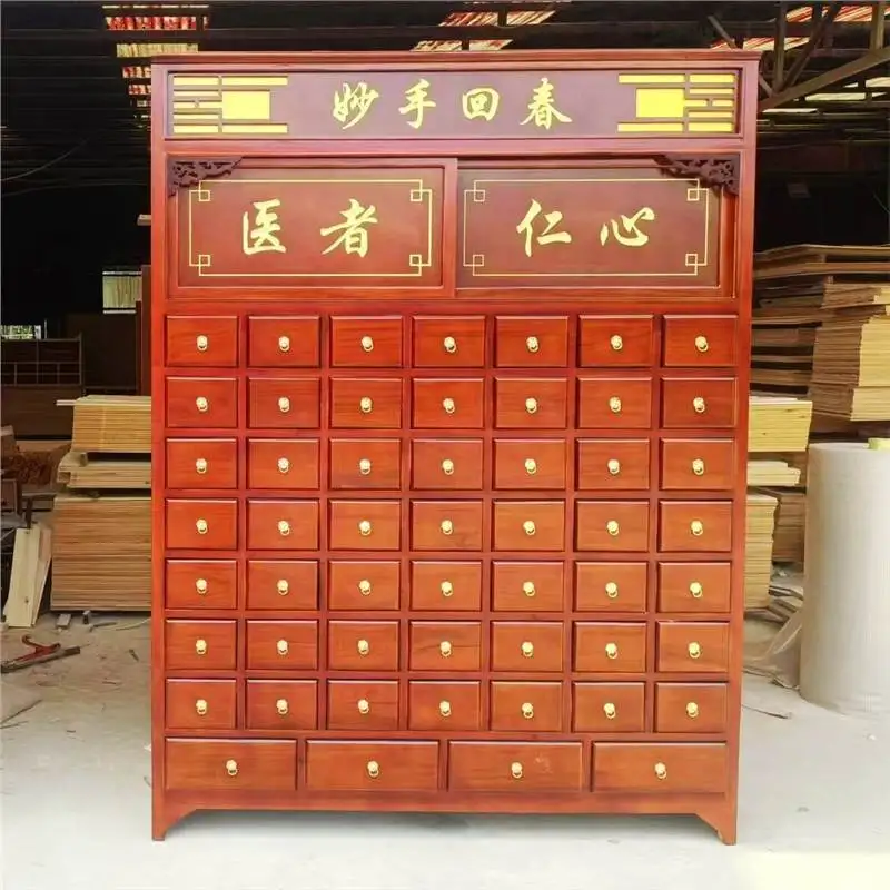 Solid wood camphor pine wood cabinet Small household solid wood cabinet Baizi cabinet shelf