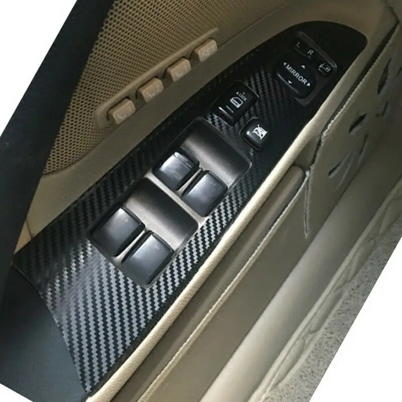 Customizable Carbon Fiber Gear Shift Box Panel Cover Trim for LEXUS I 50 300 350 2012 2006 Easy to Clean and Maintain