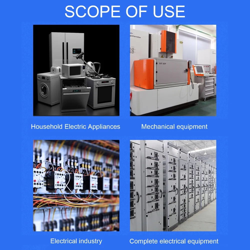 690V 80A DIN Rail Terminal Block Red Positions Screw Terminal Terminal Block Distribution Box Brass Conductor Junction Box