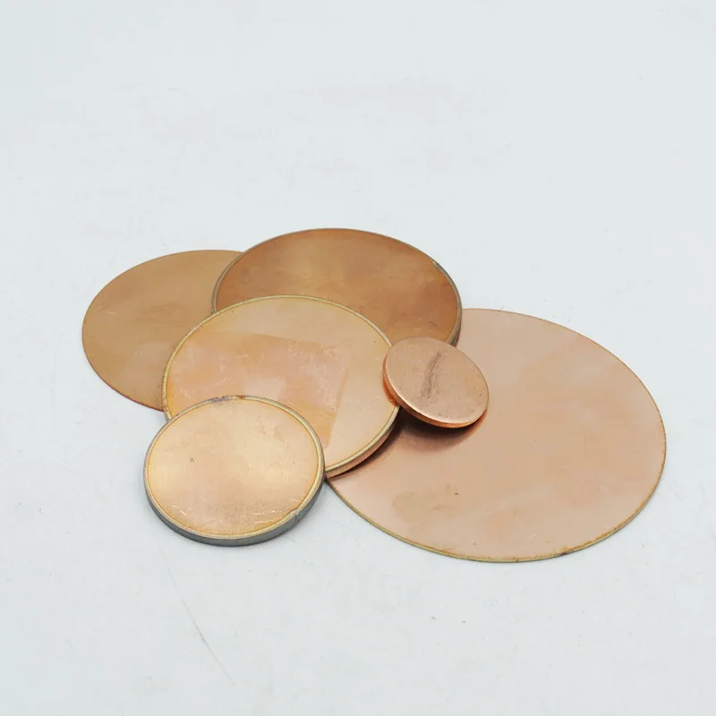 T2 Pure Copper Disc Round Plate Circular Sheet 10mm 20mm 30mm 40mm 50mm 60mm 80mm 90mm 100mm 150mm 200mm