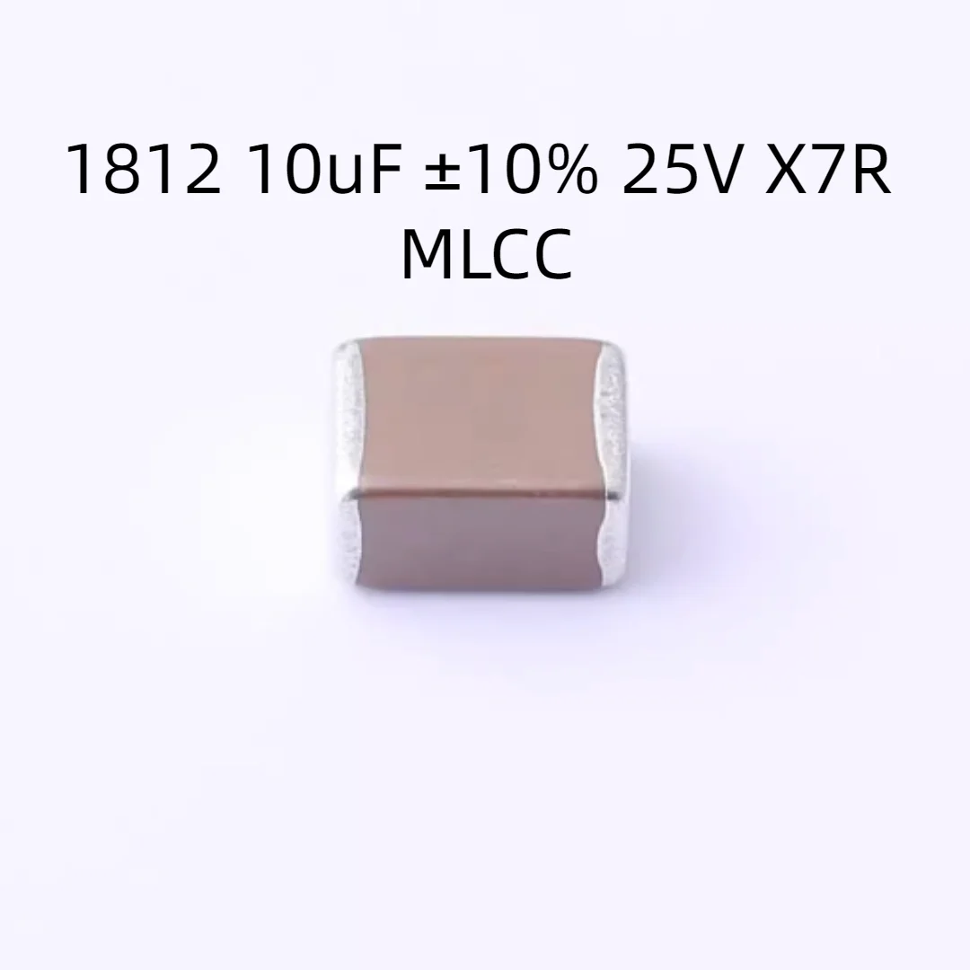 500PCS/LOT C4532X7R1E106KT000N Capacitor 1812 10uF ±10% 25V X7R MLCC