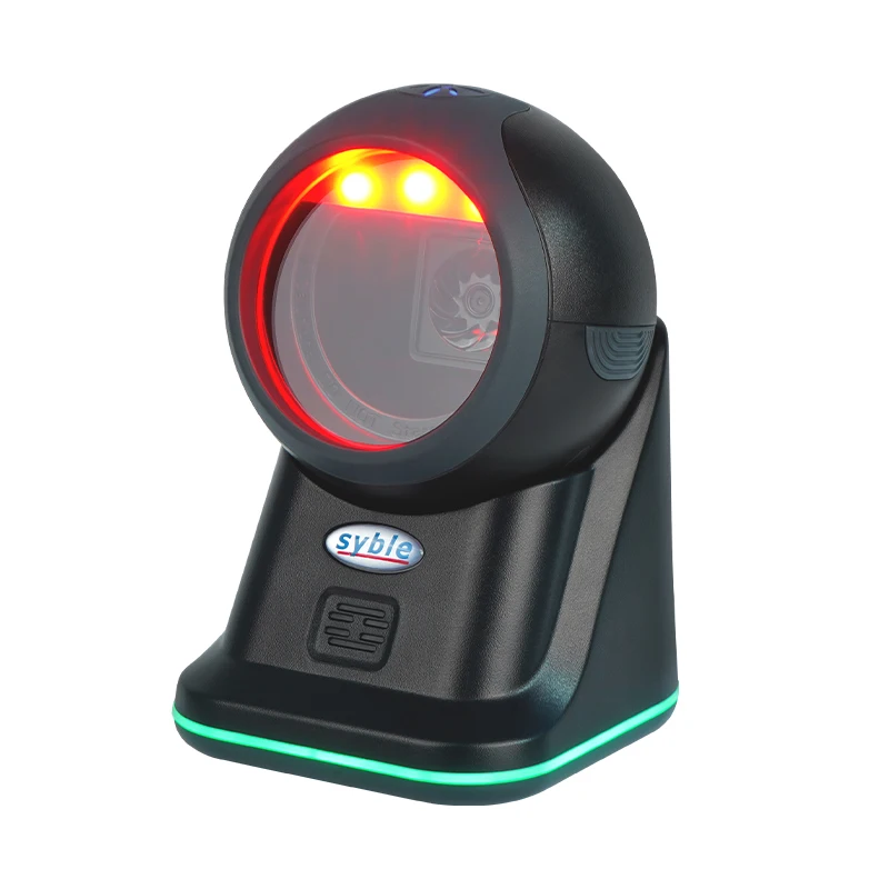 XB-8505 Syble Desktop Barcode Scanner, Two-dimensional Omnidirectional POS Supermarket Platform QR Code Reader