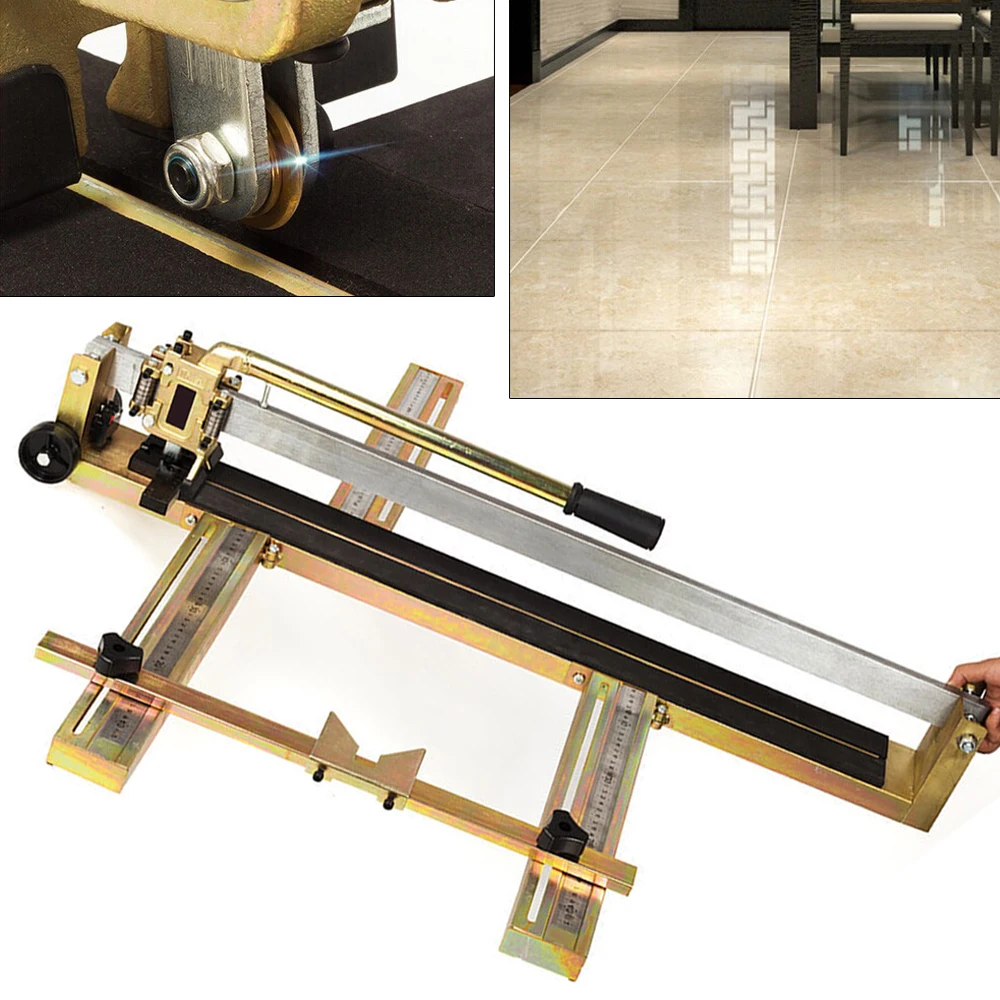 80 cm Manual Tile Saw Tile Floor Marble Cutter Cutting Machine Ceramic Saw Laser Guide