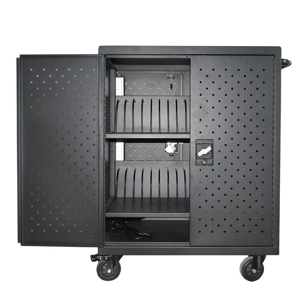 30,32,36 Dividers 15.6'' Laptops Storage Charging Trolley