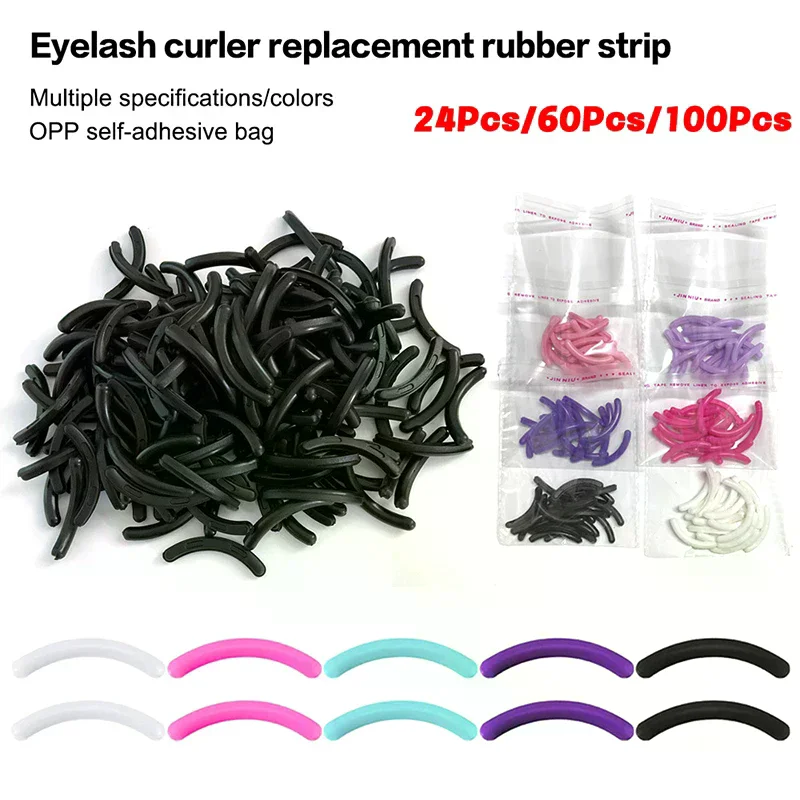 Eyelashes Curler Replacement Pad Strong Elasticity Not Easy To Break Replace The Rubber Strip Makeup Curling Styling Tools