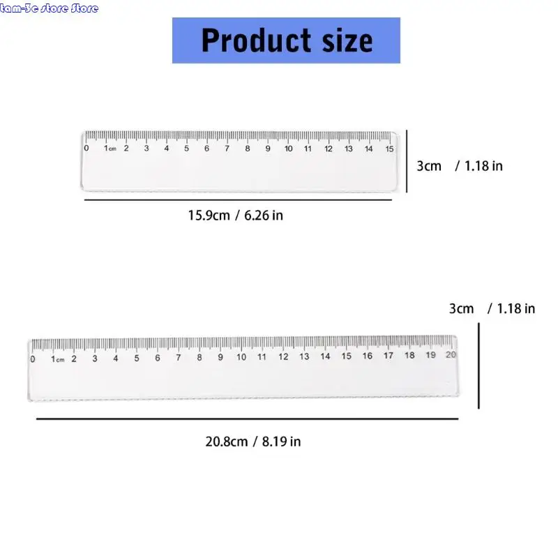 D0UA 5 PCS 15/20cm 초등학교 통치자 직접 통치자 명확한 통치자를 그리기위한 설정