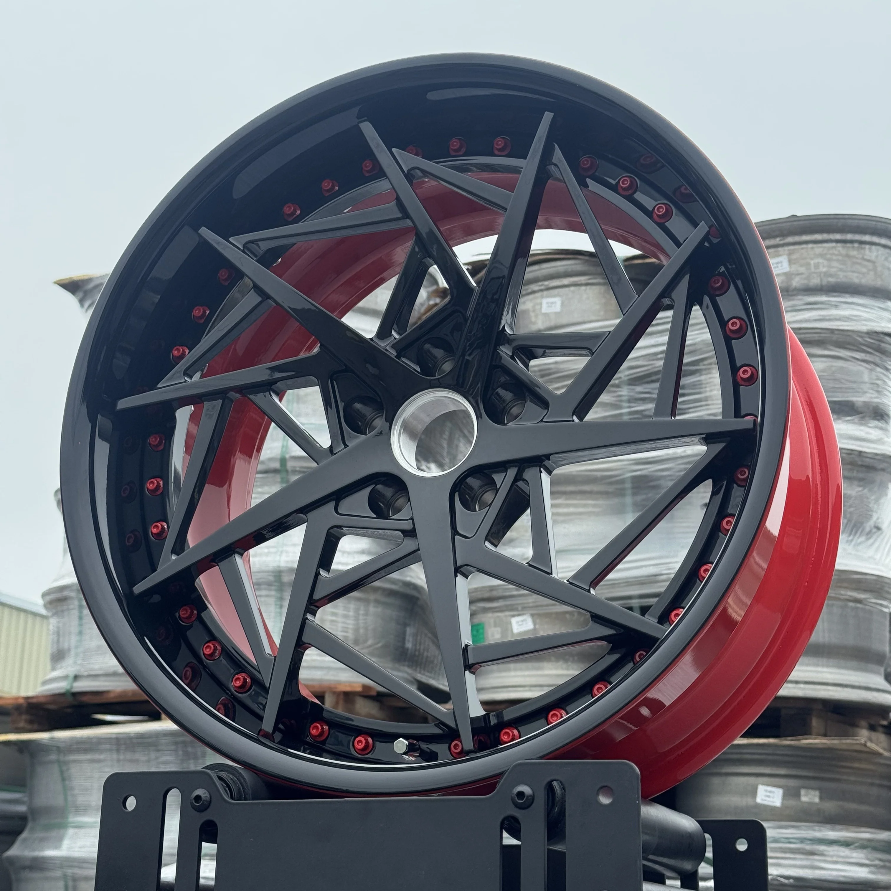 Two Piece Custom Forged Aluminum Alloy Upgrade Car Wheel Rims PCD5x112 5x114.3 18 19 20 21 22 Inch Fit For Passenger Vehicles
