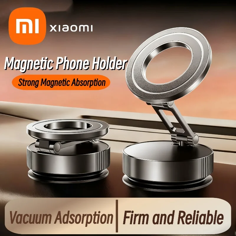 

XIAOMI вакуумный магнитный кронштейн для телефона, многоугольная регулировка, сильный магнитный дизайн, складной автомобильный держатель для навигационной подставки