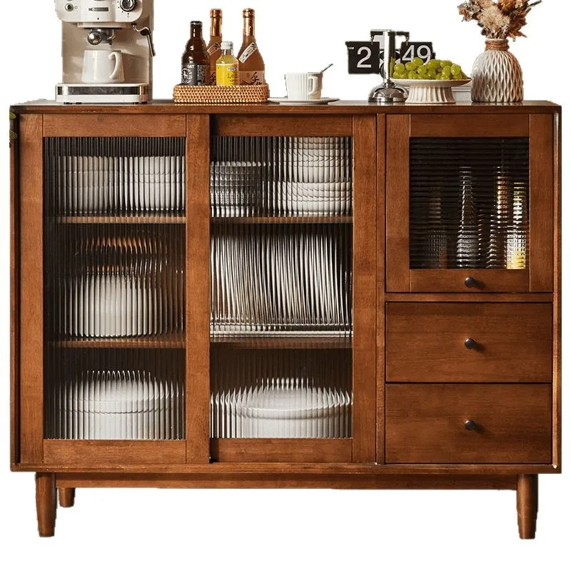 

Solid wood dining side cabinet, locker against the wall, side , cupboard, kitchen , living room