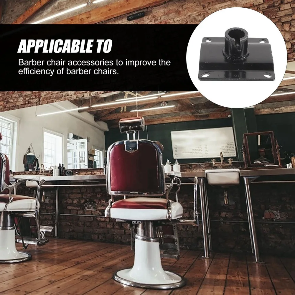 A84X-Universal Barber Chair Chassis Connector Barber Chair Parts Sturdy Bracket Replacement Parts For Salon Chairs