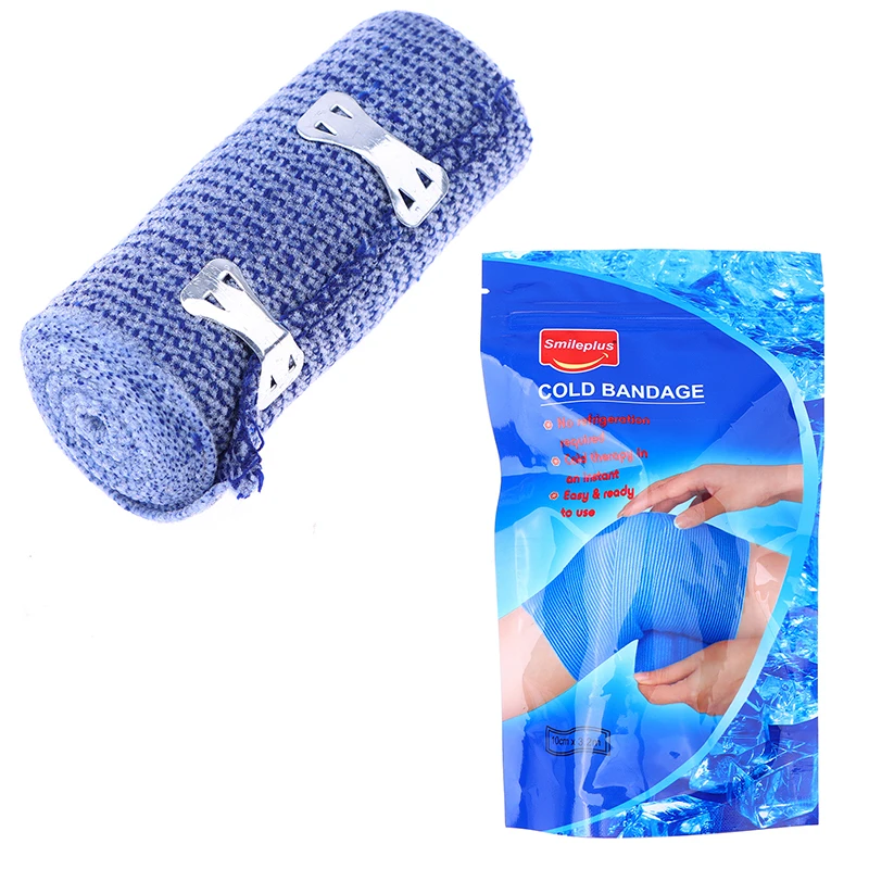 Self Adhesive Ice Bandage Muscle Recovery Cooling And Compression Tape For Athletes And Adults Instant Cooling Ice Tape