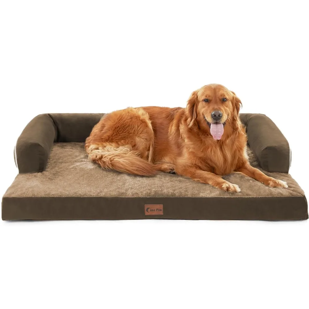 

Orthopedic Dog Beds for Extra Large Dogs, Waterproof Dog Beds， Memory Foam Dog Couch Bed，45.0"L x 35.0"W x 8.0"Th